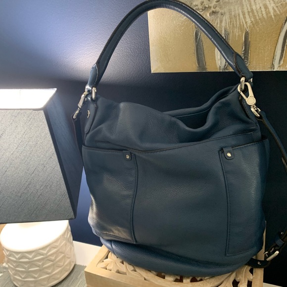 Marc Jacobs Stunning Navy Leather Bag, like new - Picture 4 of 6